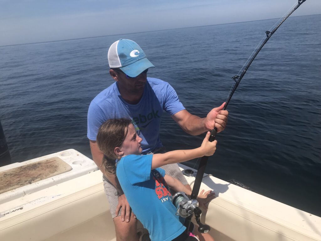 kids love shark fishing